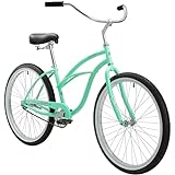 Firmstrong Urban Lady Single Speed - Women's 26' Beach Cruiser Bike (Mint Green)