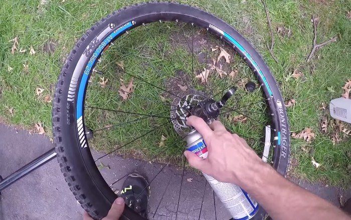 wd40 on bike brakes