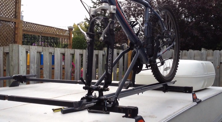 bike rack for tent trailer